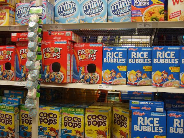 DSCF4419 The store had similar foods, but sometimes with different names, or slightly different ingredients.
