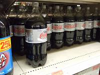 DSCF4417 2 litre (liter) bottles of coke in the same shape as the smaller bottles