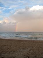 bright rainbow at Manly Beach