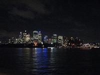Sydney CBD at night from the ferry on the way back
