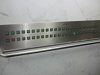 DSCF4469 Wide bank of buttons in hotel elevator