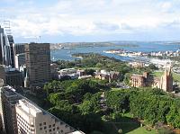 view of harbor from hotel roof