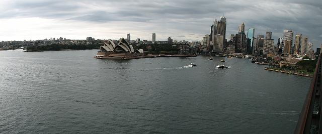 STITCH_7608 Panoramic view of harbour and Sydney CBD