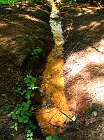 IMG_2513 Iron makes the stream water turn orange