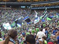 DSCF6569 Flags at the Sounders gam