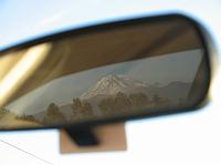 IMG_2701 Mount Rainier as I saw it in the rearview mirror