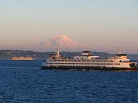 IMG_2758 Other ferries on the water with Mount Rainier in the distance