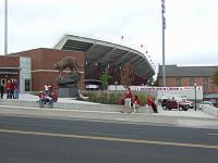 DSCF4241 Martin Stadium with a cougar statue