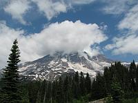 IMG_3266 Looking up at cloudy Mount Rainier