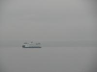 IMG_9849 A ferry disappearing into the mist on its way to Bainbridge Island