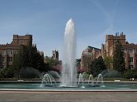 UW Campus and Drumheller Fountain