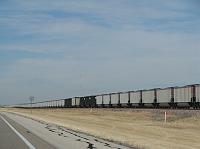 IMG_3890 Train along Texas highway 287.