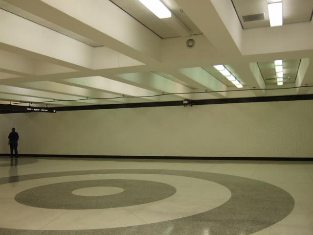 DSCF2162 Minimalist interior of one of the BART stations