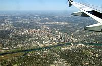 Austin as seen from the plane