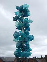 DSCF1393 A glass sculpture on the Bridge of Glass