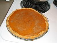 IMG_9332 The pumpkin pie I made (without cinnamon)