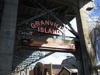 DSCF5757 Granville Island sign at entrance