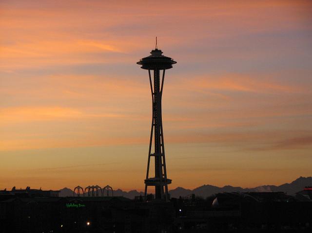 IMG_9685 Space Needle with sunset