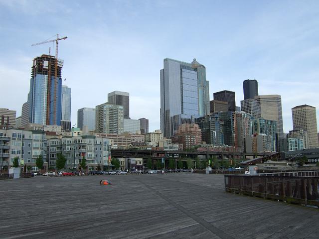 DSCF1173 Downtown Seattle with piers 61/62 in the foreground