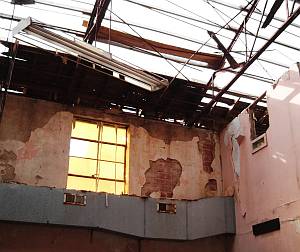 Decayed walls and roof