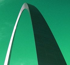 Gateway Arch (blue)