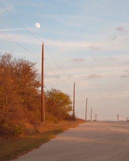 moon and poles
