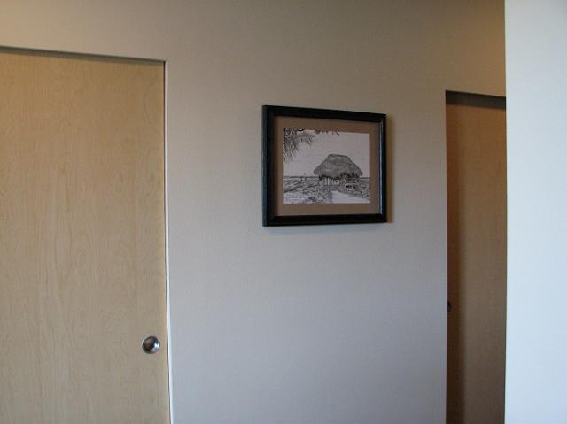 IMG_1700 Framed Hawaiian Hale drawing