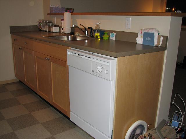 IMG_4781 The view of the sink.  We put our canisters on the left side of the counter.