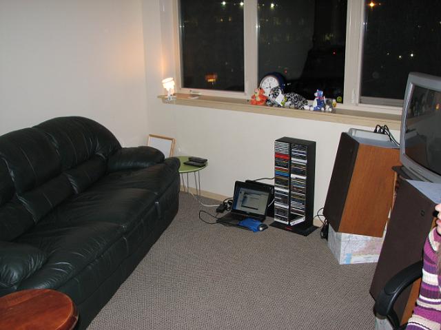 IMG_4795 The couch and tv in the living room.