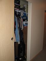 IMG_4779 Troy's closet crammed full of boxes and other junk.