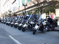 DSCF0667 Motorcycles parked outside the hotel on our way back