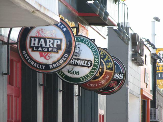 IMG_2210 Neat beer signs outside one of the bars