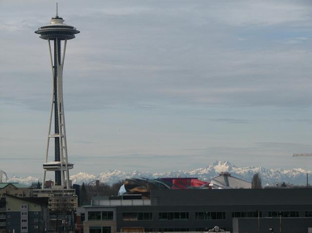 IMG_4623 Space Needle and mountains in background.