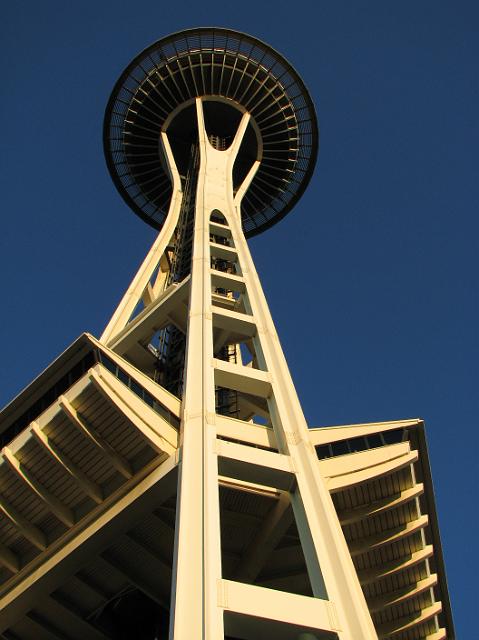 IMG_6508 Looking up at the Space Needle before we were allowed to go to the top.