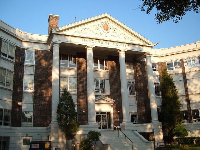 Troy's Photos: Texas Courthouses - 06966 Henderson County Courthouse in ...
